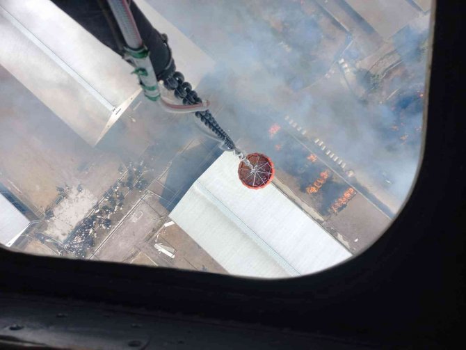 Otluk alanda yangın