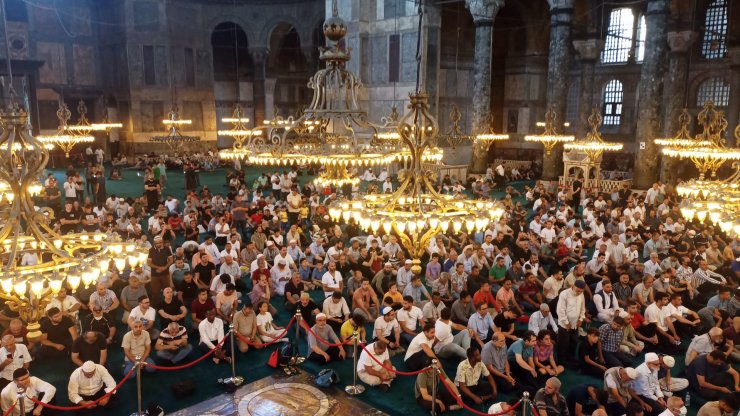 Ayasofya Camii'nde 251 şehit için hatim indirildi