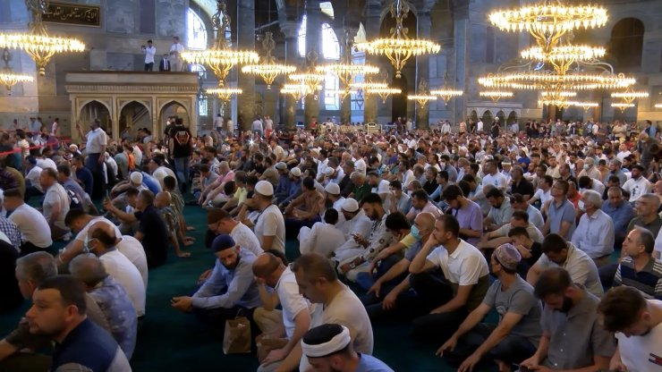 Ayasofya Camii'nde 251 şehit için hatim indirildi