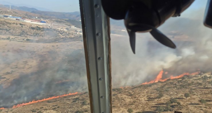 Makilik alanda yangın