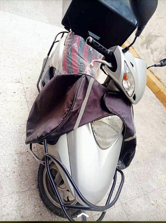 Park halindeki motosikleti çaldı