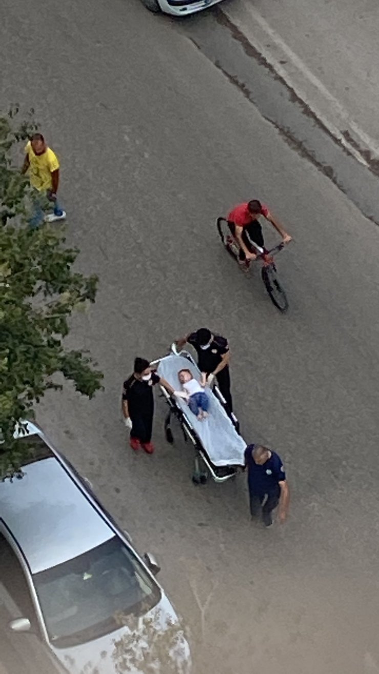 5'inci kattan düşen Halil İbrahim'i Türk bayrağının asılı olduğu ip kurtardı