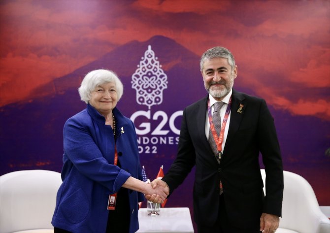 Hazine ve Maliye Bakanı Nebati, Yellen ile görüştü