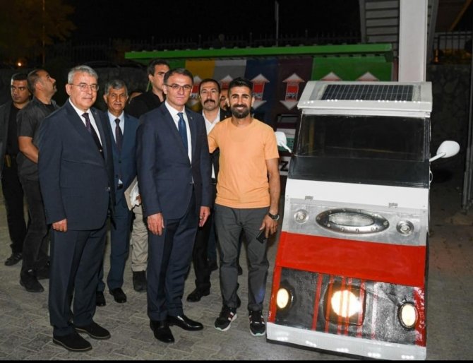 Şehit yakını güneş enerjili araç tasarladı