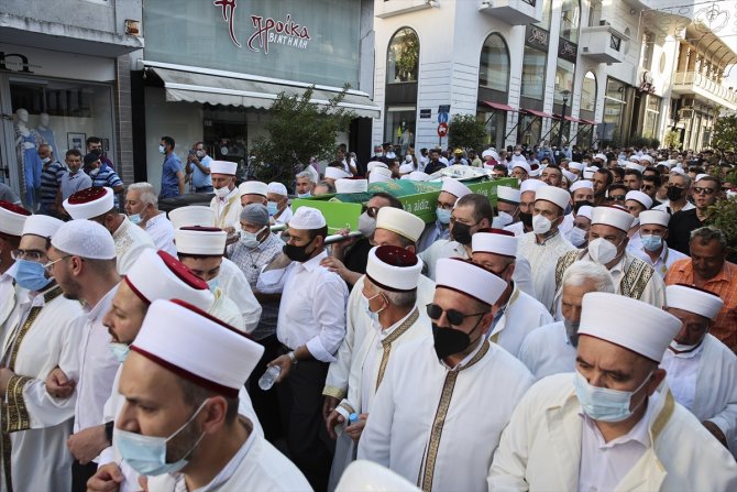 Vefat eden İskeçe Müftüsü Ahmet Mete'yi onbinler uğurladı