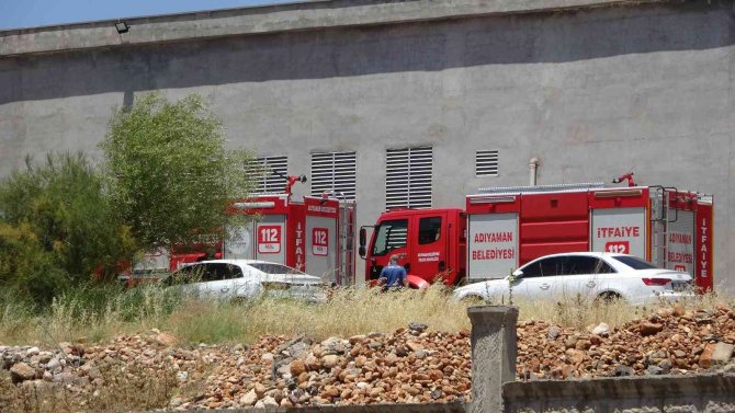 Fabrikada çıkan yangın korkuttu