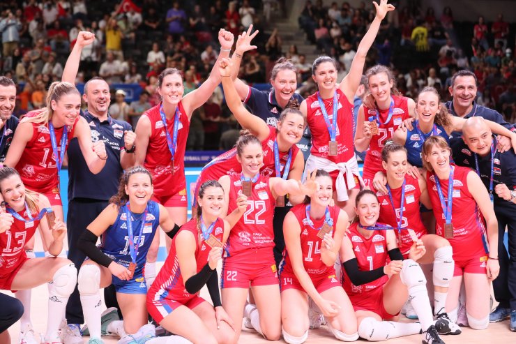 Milletler Ligi’nde Filenin Sultanları 4’üncü oldu