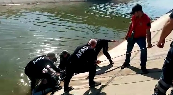 Sulama kanalına düşen Salih, boğuldu
