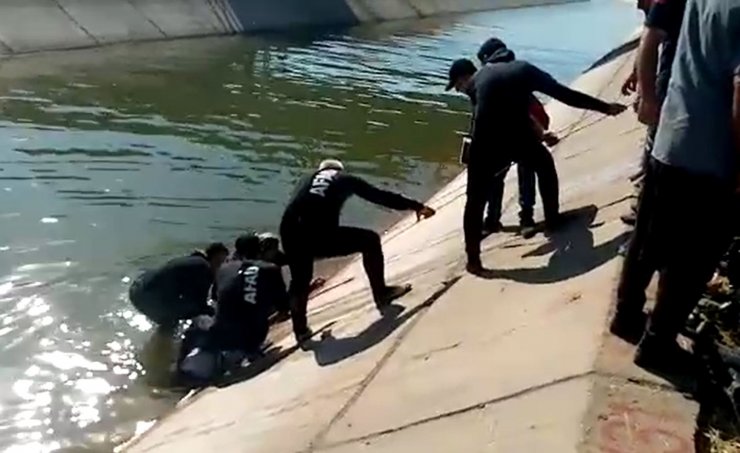 Sulama kanalına düşen Salih, boğuldu