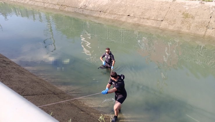 Sulama kanalında kaybolan Suriyeli Mahmud'un cesedi bulundu