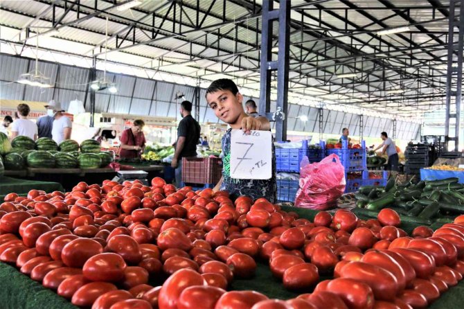 Dört gözle beklenen yayla domatesi pazarla buluştu
