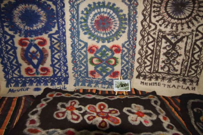 Gökbel’de kurulan Yörük Çadırında geleneksel Yörük kültürü tanıtıldı