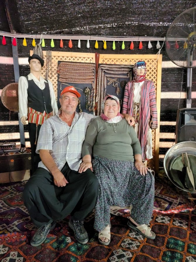 Gökbel’de kurulan Yörük Çadırında geleneksel Yörük kültürü tanıtıldı