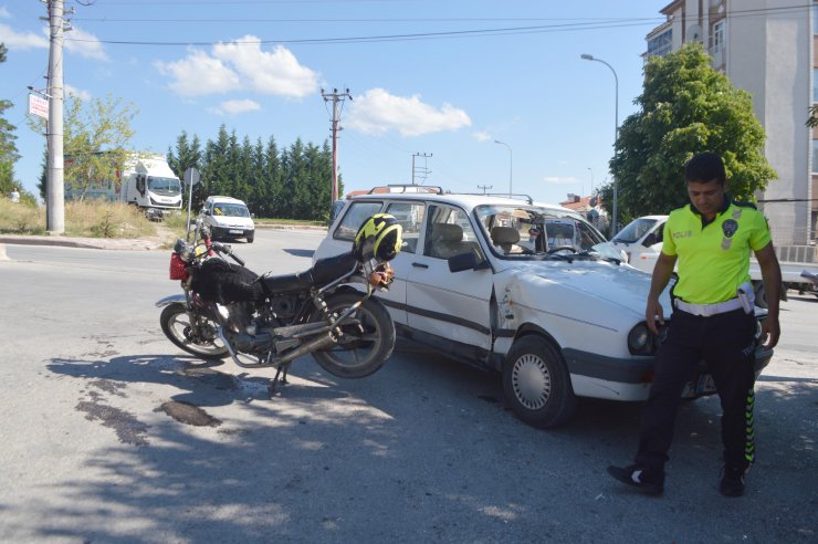 Kıbrıs gazisi, 1 gün önce çalınan motosikletine otomobille çarptı