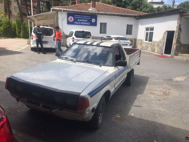 Anne kızın olduğu otomobile çarpıp kaçan kamyonet şoförü yakalandı 