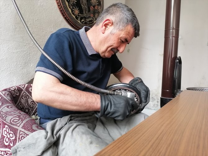 Konya'da bakır işleme ustalığı yok olmaya yüz tutuyor