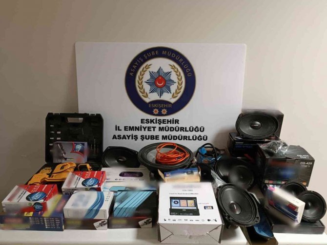 Eskişehir’de farklı hırsızlık olaylarının 2 şüphelisi yakalandı