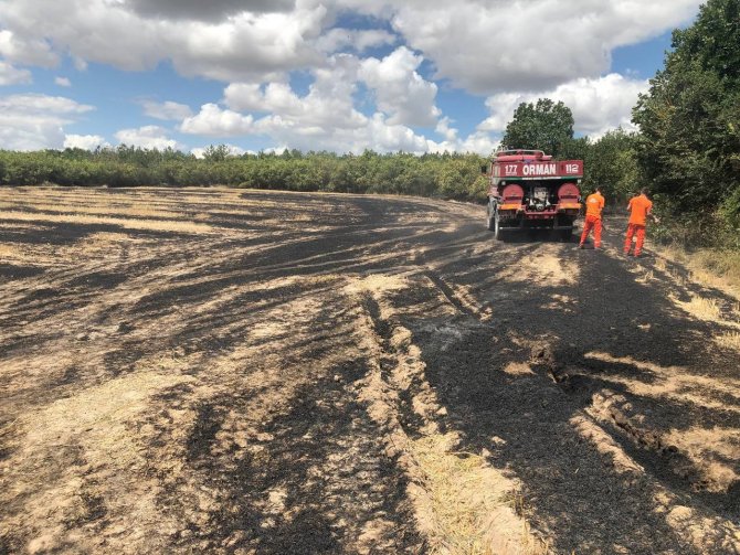 Kırklareli’nde başlayan orman yangınına müdahale ediliyor