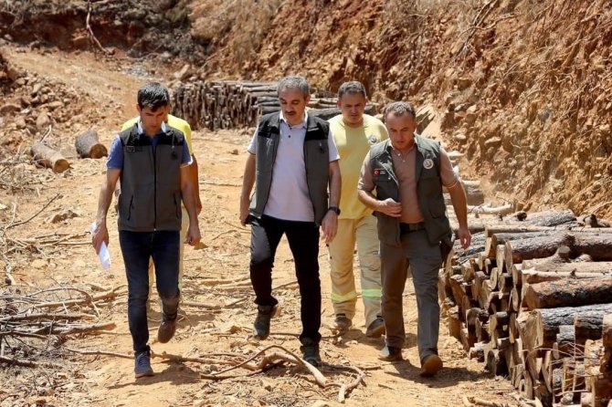 Görev şehidi Orman Muhafaza Memuru son yolcuğuna uğurlandı