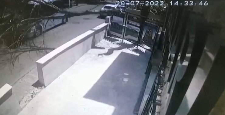 İçinde yolcuların olduğu minibüsün üstüne ağaç böyle devrildi