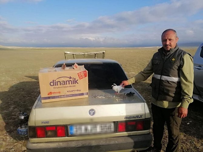 Kaçak avcıların yöntemi pes dedirtti