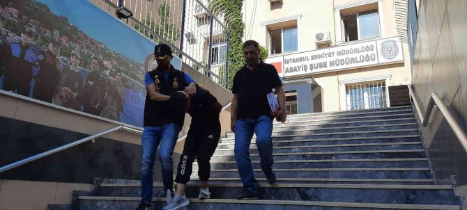 Kartal’da lüks otomobilden hayalet gösterge çalan hırsız yakalandı