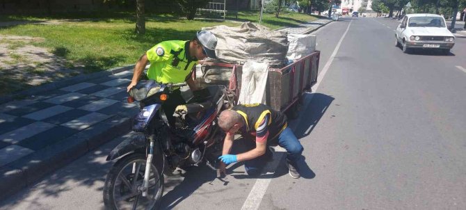 Kayseri’de 15 araca 24 bin 501 TL ceza uygulandı