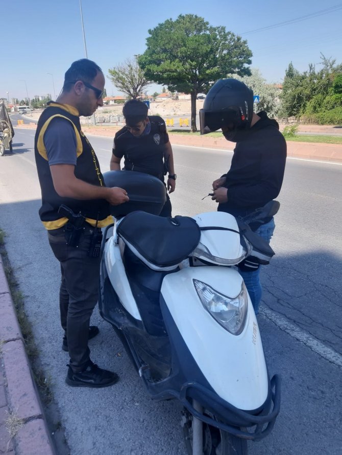 Kayseri’de 15 araca 24 bin 501 TL ceza uygulandı