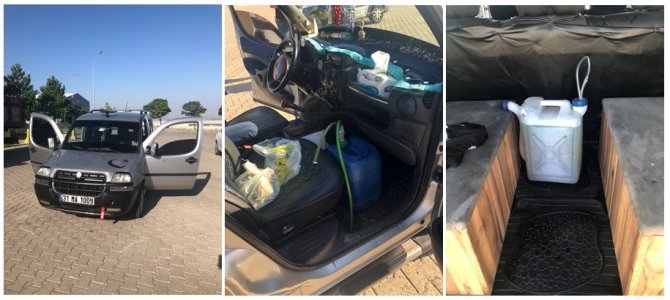 Mazot hırsızına suçüstü