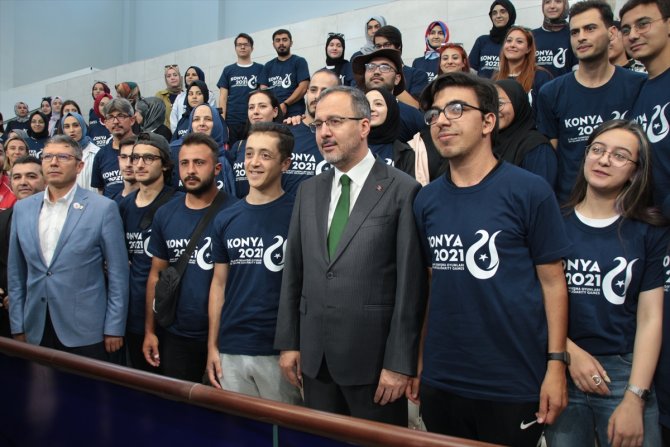 Bakan Kasapoğlu, Konya'da 5. İslami Dayanışma Oyunları etkinlik alanını gezdi