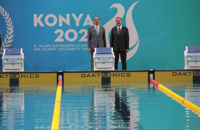 Bakan Kasapoğlu, Konya'da 5. İslami Dayanışma Oyunları etkinlik alanını gezdi