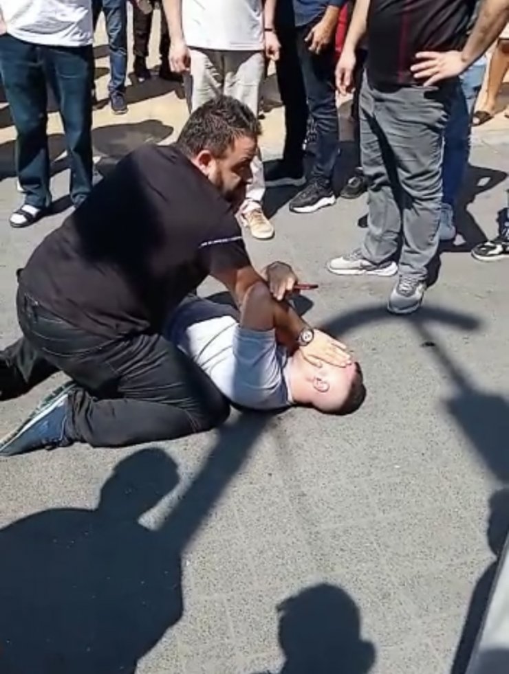 Kendisini dolandırdığını iddia ettiği şüpheliyi yatırıp polise teslim etti