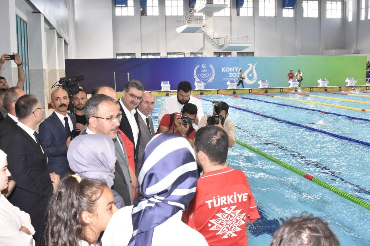 Konya Olimpik Yüzme Havuzu, Kasapoğlu'nun katılımıyla açıldı
