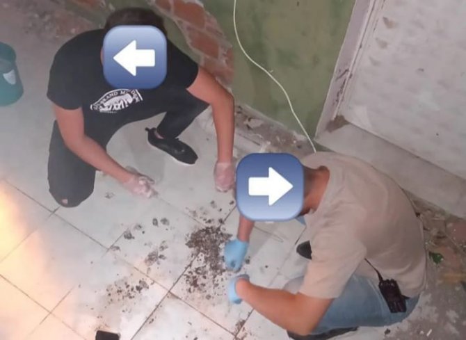 Uyuşturucu baskınında sifon sesi yakayı ele verdi