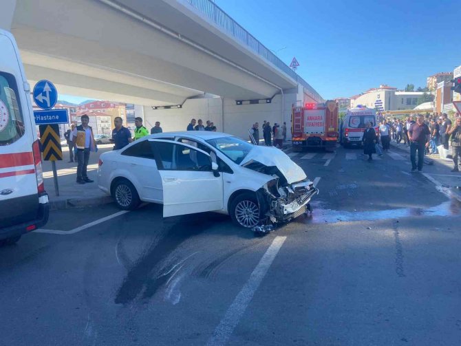 Başkent’te trafik kazası: 1 yaralı