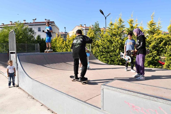 Çocuklar ve gençler bu pisti çok beğendi