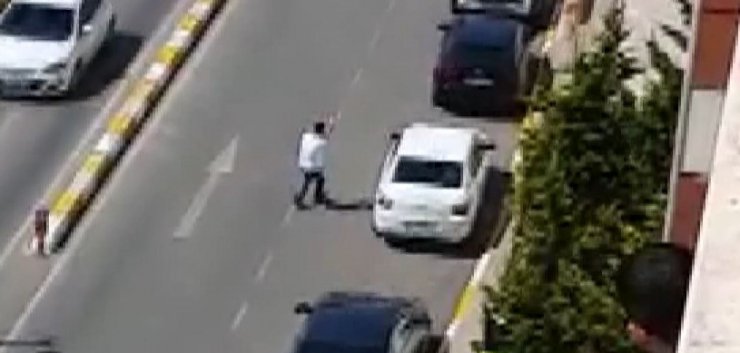 Düğün salonuna kurşun yağmuru kamerada 