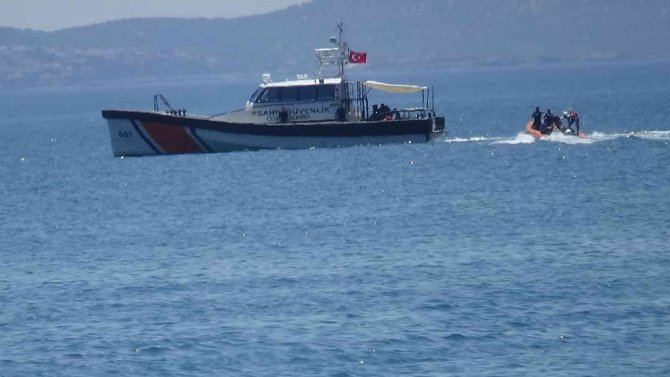 Edremit Körfezi’nde kaybolan 2 kişiyi arama çalışmalarında 4’üncü gününde devam ediyor