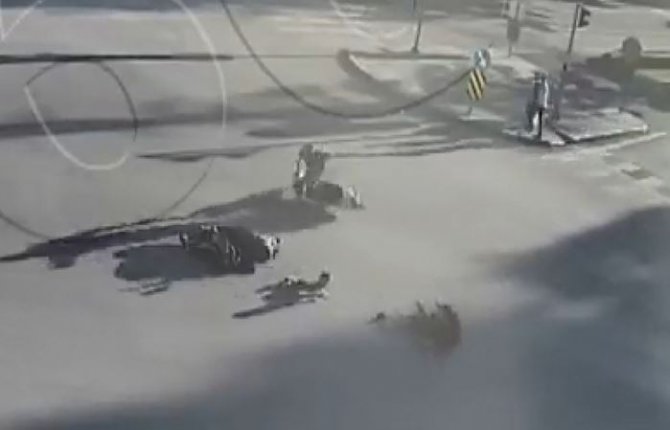 Gaziantep’teki trafik kazaları kameraya yansıdı