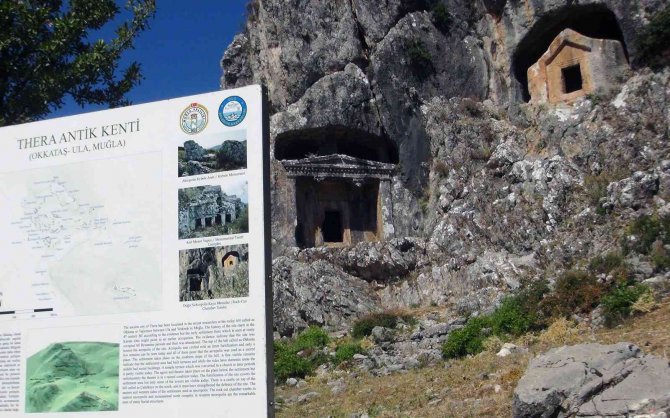 Gizemli kent Thera’da tiyatro gün yüzüne çıktı