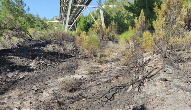 Kaynak makinesi ormanı yaktı