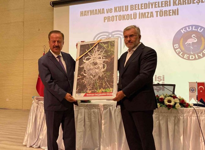 Kulu ve Haymana kardeş şehir oldu