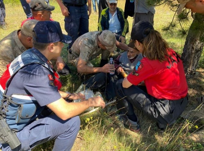 Mantar toplamak için gittiği ormanda kayboldu, 1 gün sonra jandarma ekipleri buldu
