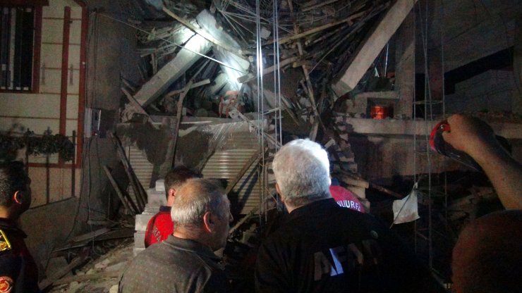 Şanlıurfa'da can pazarı! İnşaat çöktü