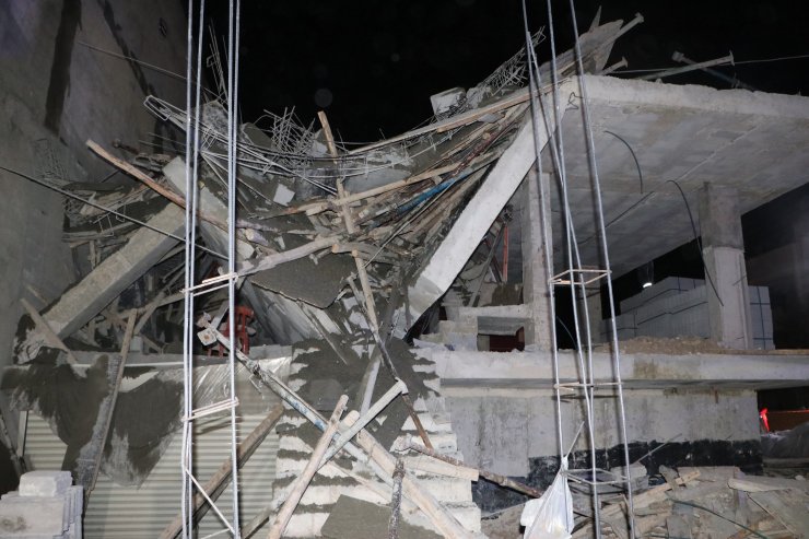 Şanlıurfa'da can pazarı! İnşaat çöktü