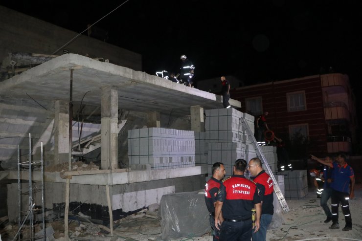 Şanlıurfa'da can pazarı! İnşaat çöktü
