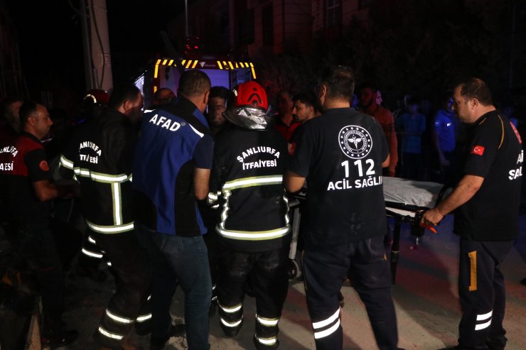 Şanlıurfa'da can pazarı! İnşaat çöktü