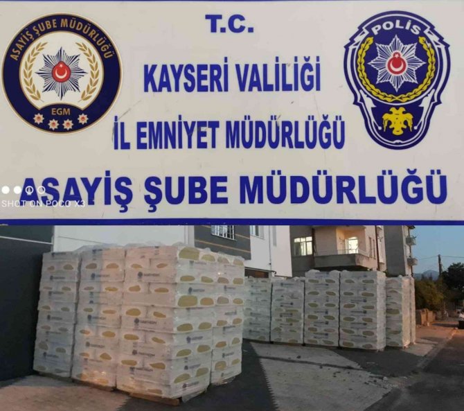 Depodan 450 bin TL’lik malzeme çalan 2 şüpheli yakalandı