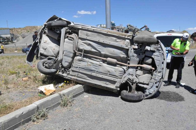 Kars’ta trafik kazası: 1 ölü, 3 yaralı