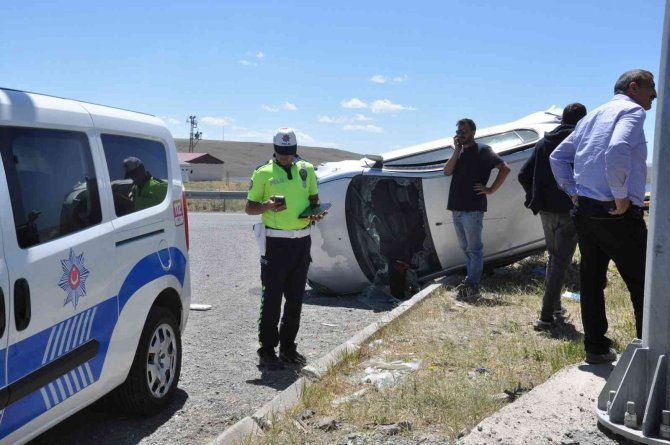 Kars’ta trafik kazası: 1 ölü, 3 yaralı